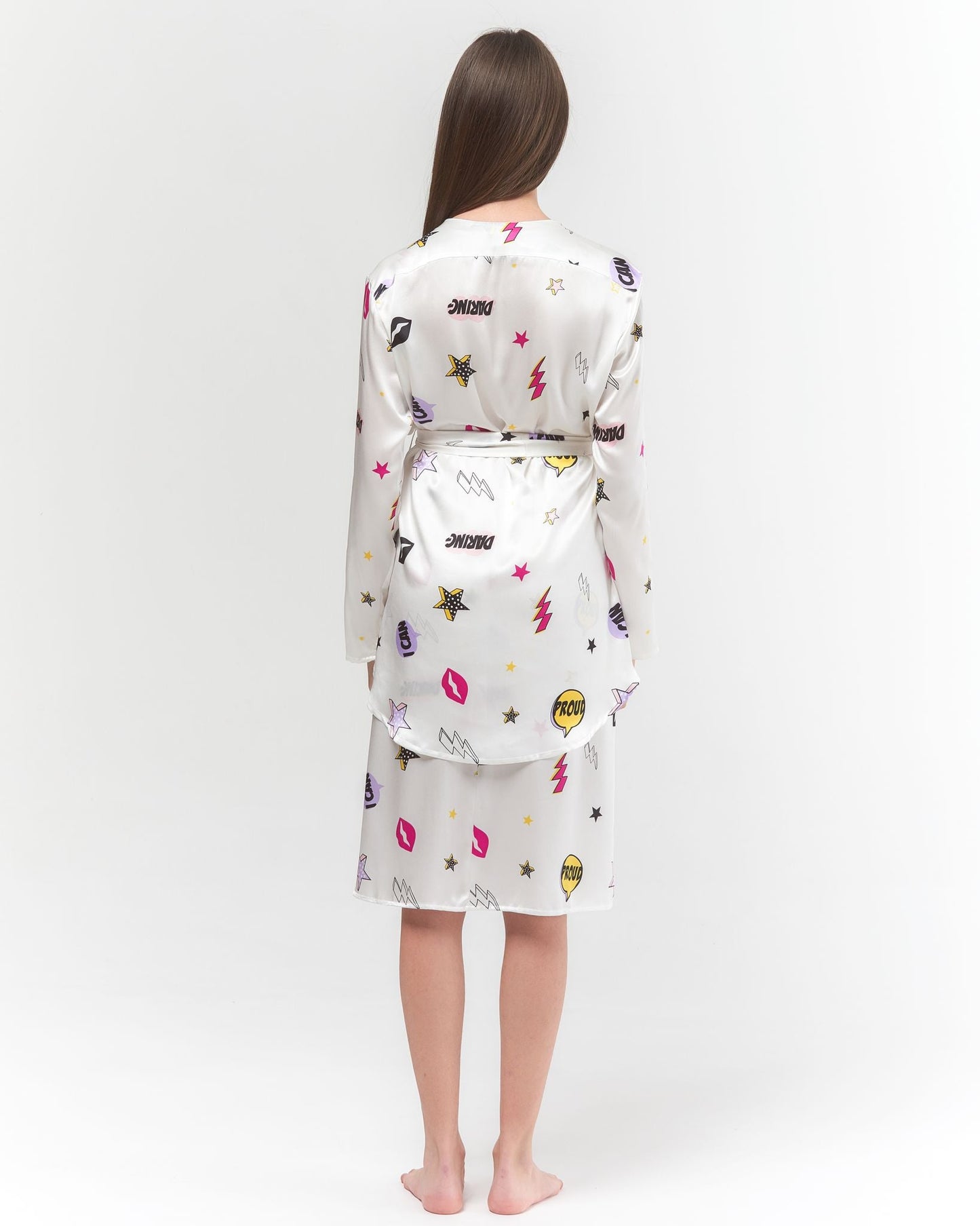 Load image into Gallery viewer, Skirt - Fragile like a bomb - White
